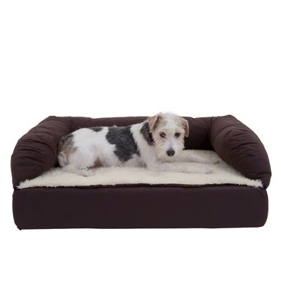 Sparpaket: Das Orthopädische Hundebett eckig + Kuscheldecke Paws