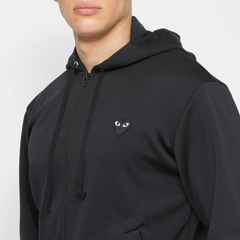 Comme des Garcons Play Play Big Heart Sweatshirt black