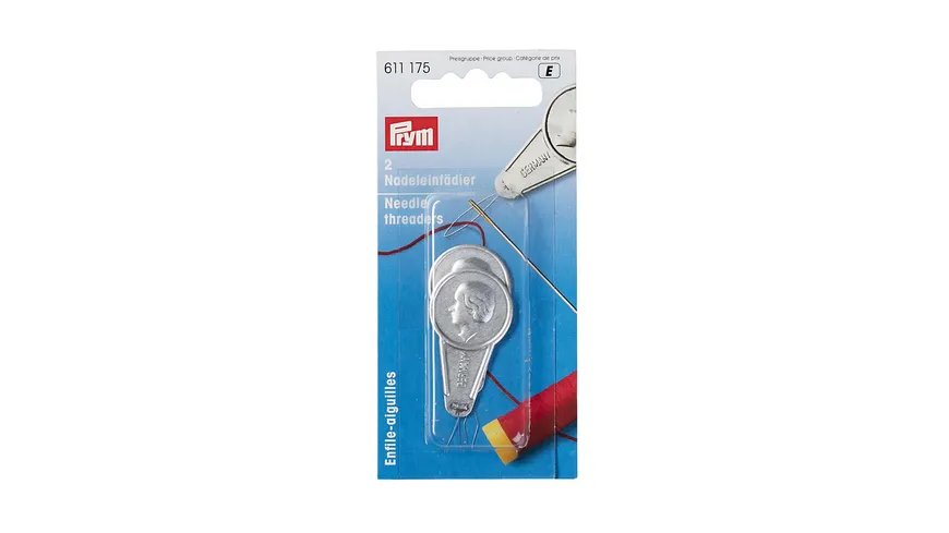 Prym Nadeleinfädler silberfarbig
