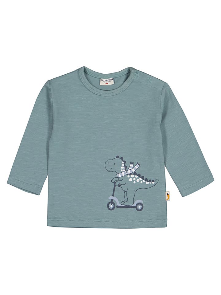 Salt and Pepper Longsleeve in Blau günstig kaufen