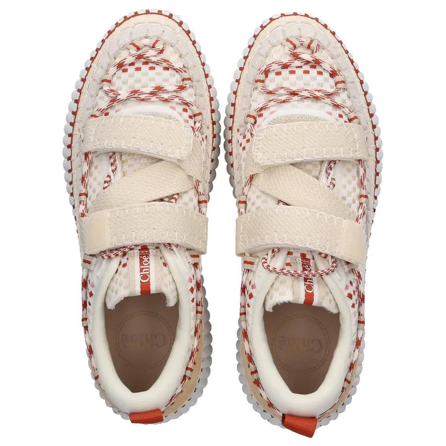 Chloé - Sneaker low NAMA Baumwolle - beige