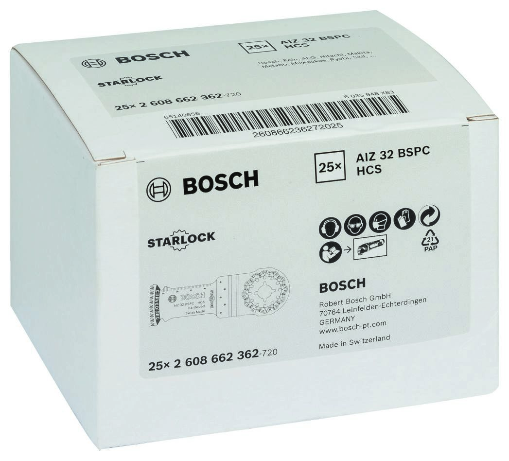 Bosch plavi pribor 2608662362 AIZ 32 BPC C-TEC Precision HCS list za uranjanje tvrdo drvo