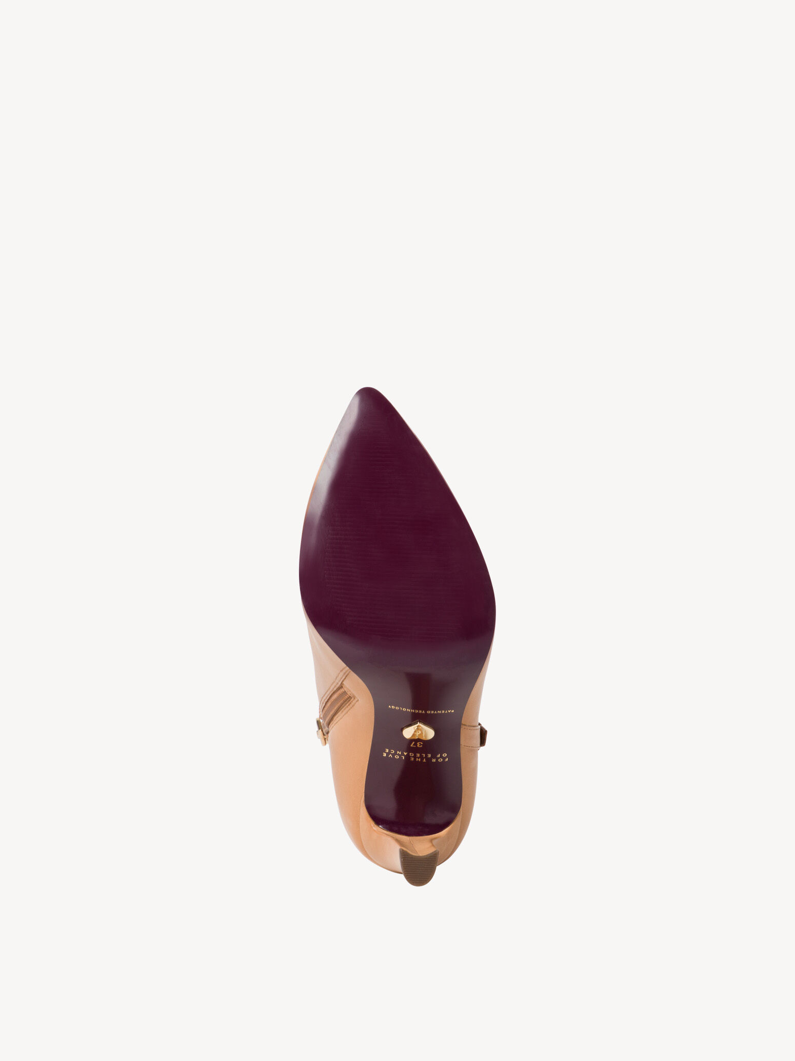 Bottine en cuir - marron