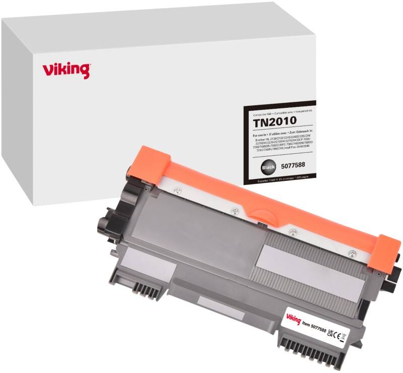 Viking TN-2010 Kompatibel Brother Tonerkartusche Schwarz