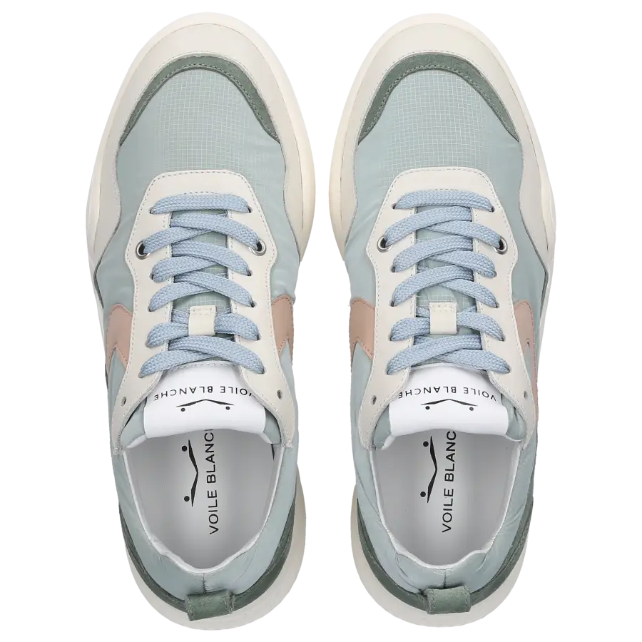VOILE BLANCHE - Sneaker low JOSHEE Veloursleder - grün