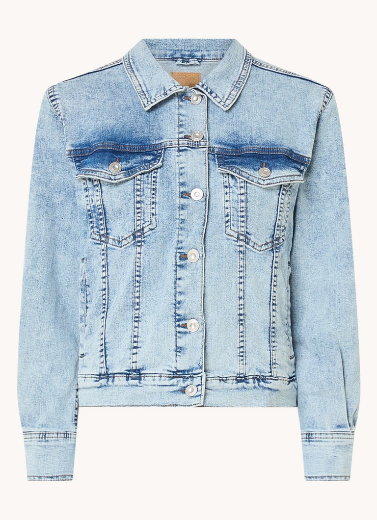 French Connection Trucker denim jacket with chest and side pockets