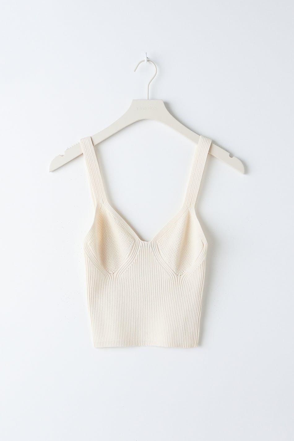 Soleil knitted bustier top