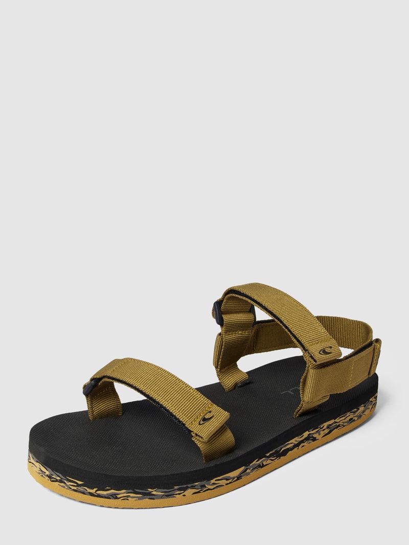 Sandalen mit Label-Patch Modell 'CAMORRO STRAP' in khaki