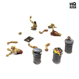 HQ Resin - Zombies of Hard City Set