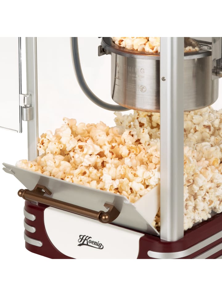 HKoenig Popcorn Machine POP330 Weiss und Rot günstig kaufen onesize