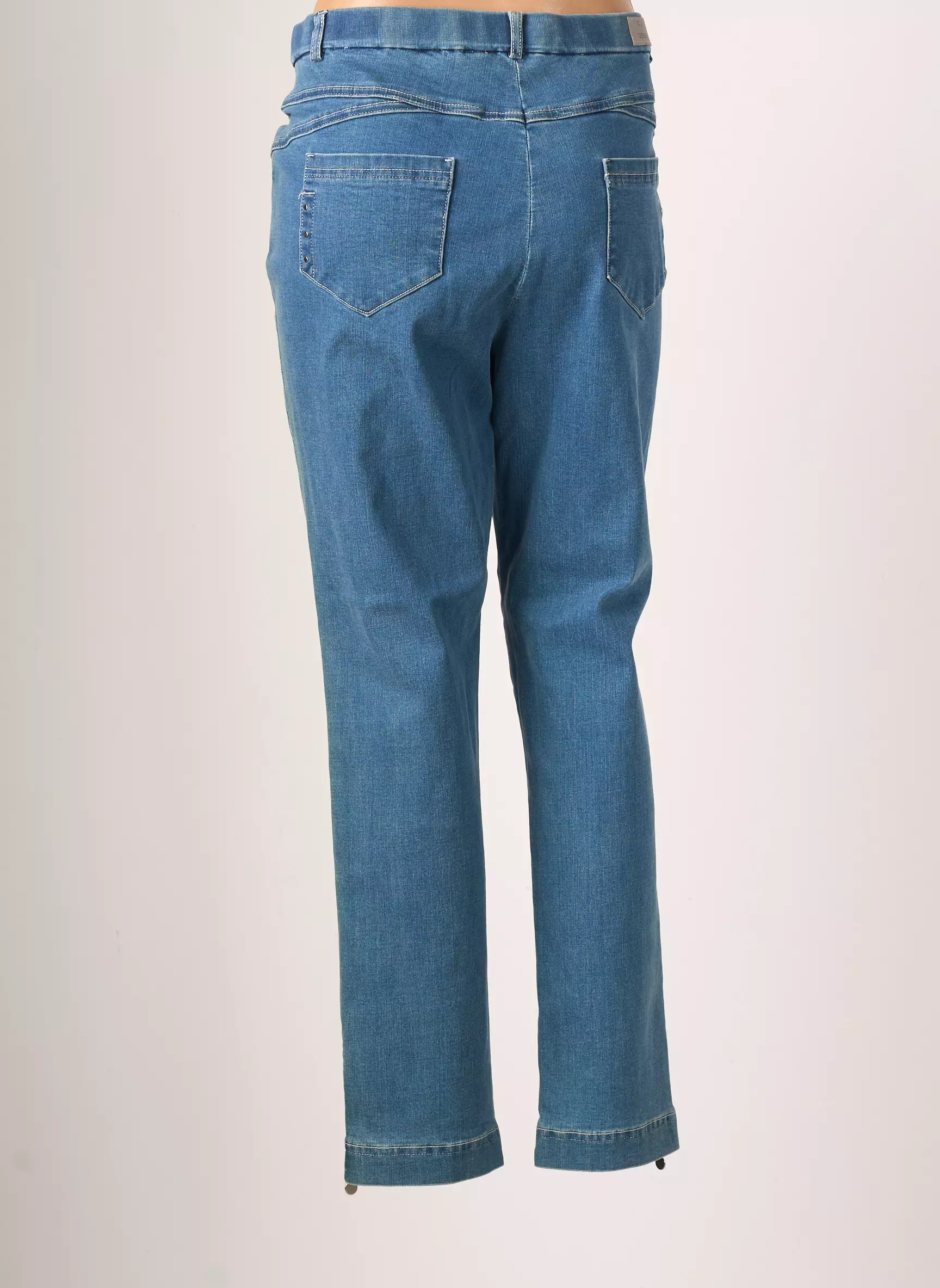 Christine Laure Jeans Coupe Droite Femme couleur bleu