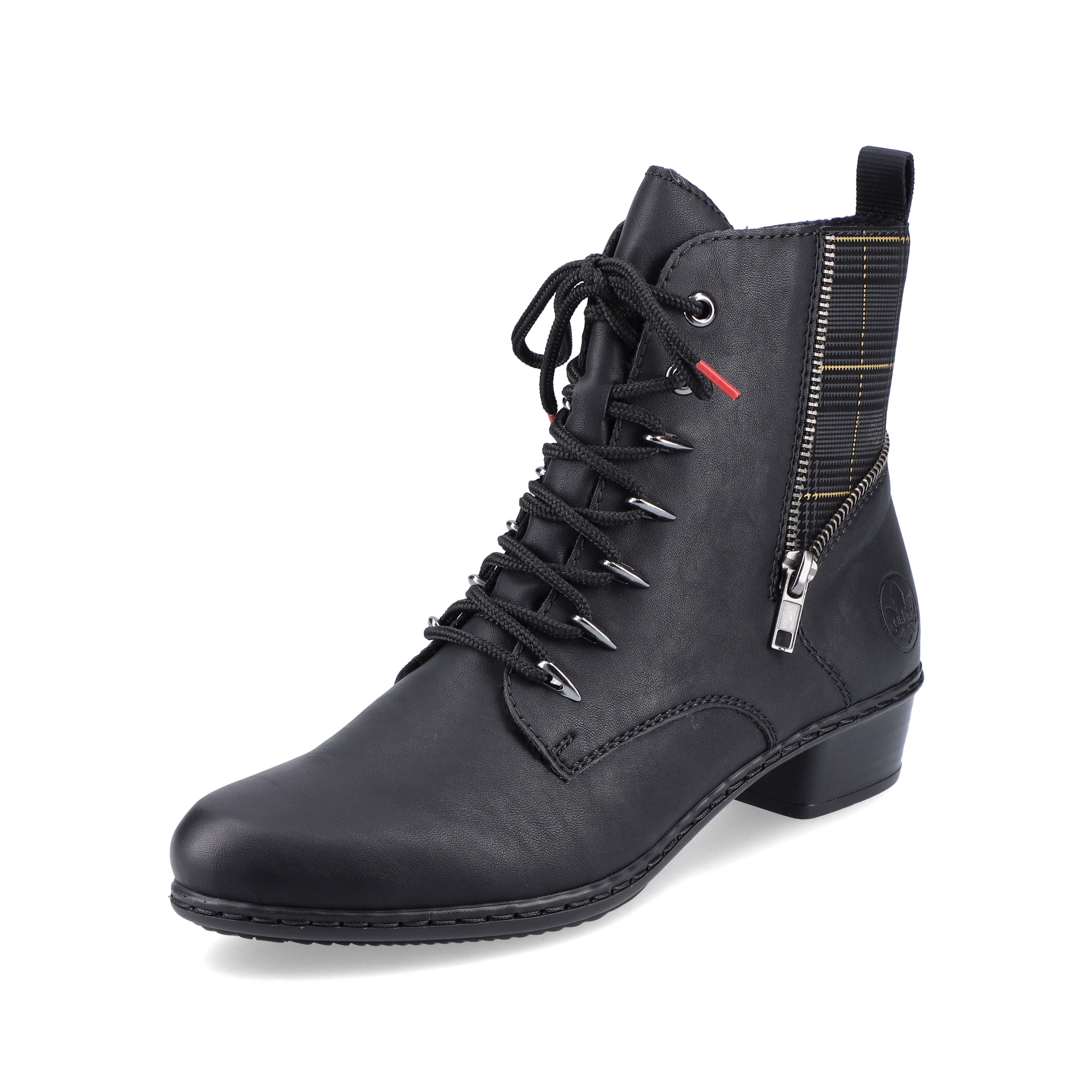 Rieker Damen Stiefeletten tiefschwarz