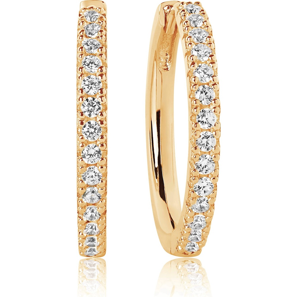 Sif Jakobs Jewellery Créoles 925 Argent Boucles d'oreilles