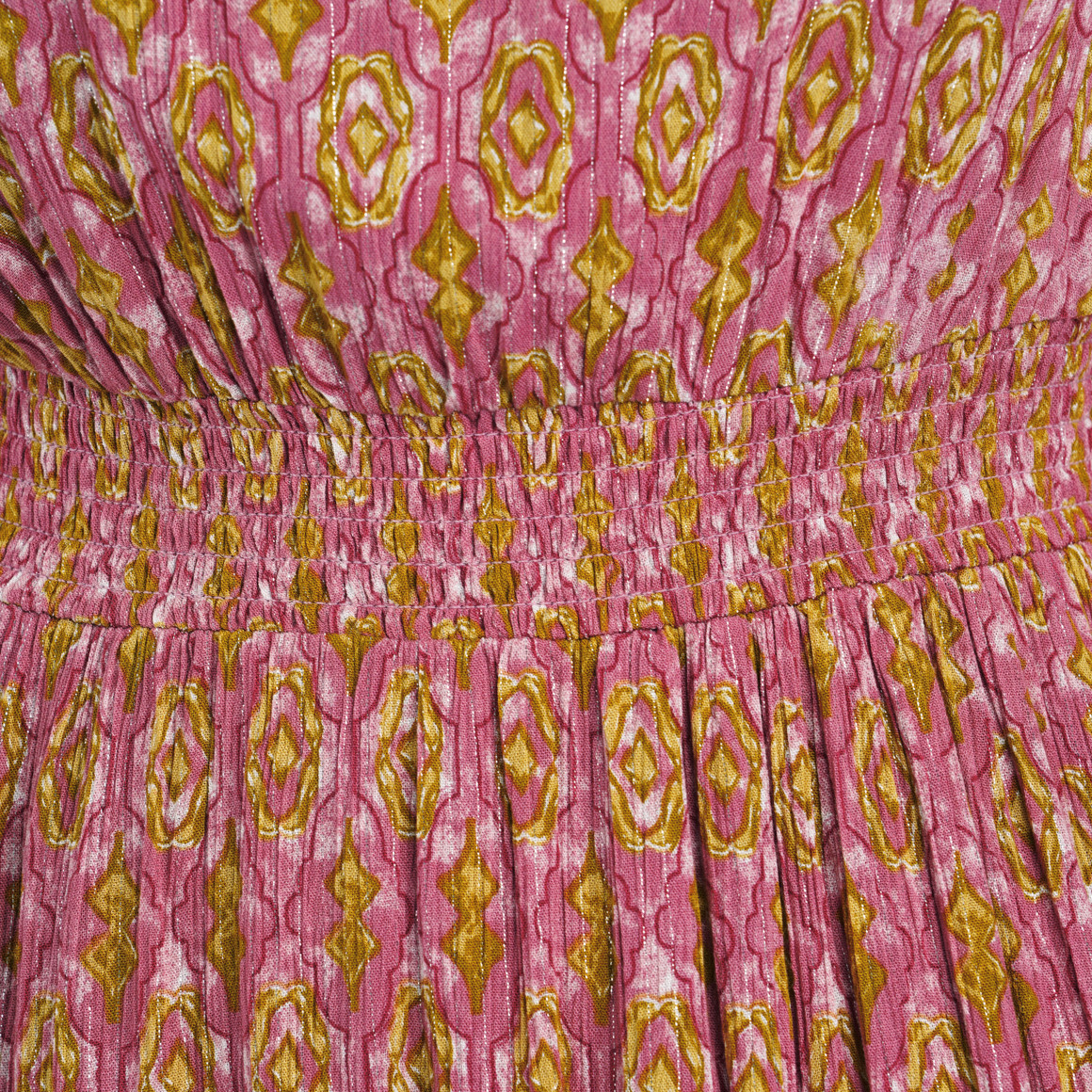 Damen Maxikleid mit grafischem Allover-Print