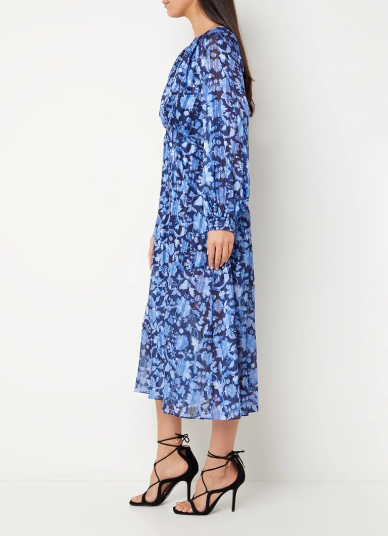 Vestido túnica midi con estampado floral Cynthia de French Connection