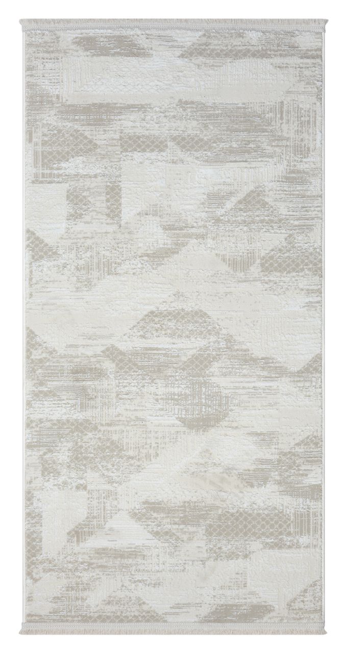 MyFlair Teppich Siena , 80cm x 150cm, Farbe Beige, rechteckig, Florhöhe 10mm