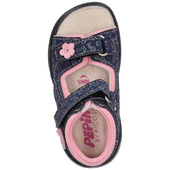 PEPINO Kitti Lauflern Sandale in blau