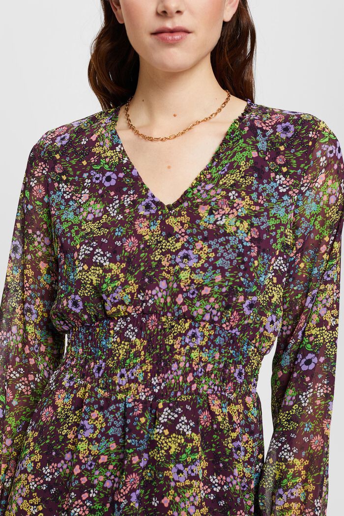 Minikleid mit floralem Muster