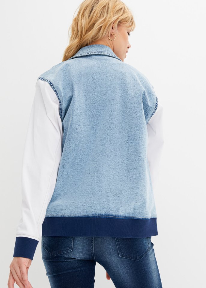 Jeans-Baseballjacke