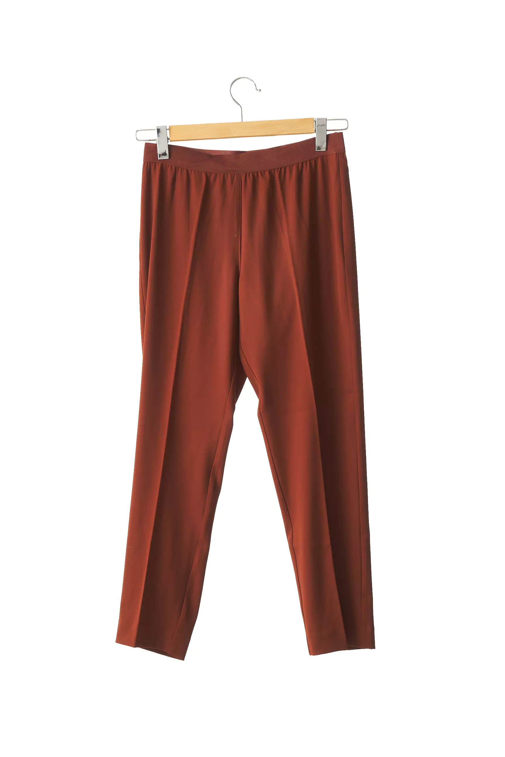 Nice Things Pantalons Slim Femme couleur marron