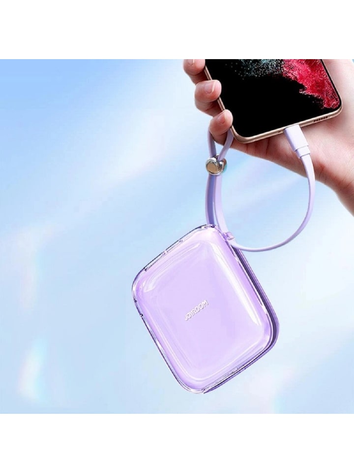 COFI 1453 10000 mAh Powerbank USB anschluss und kompatibel mit iPhone Lila in Lila günstig kaufen onesize