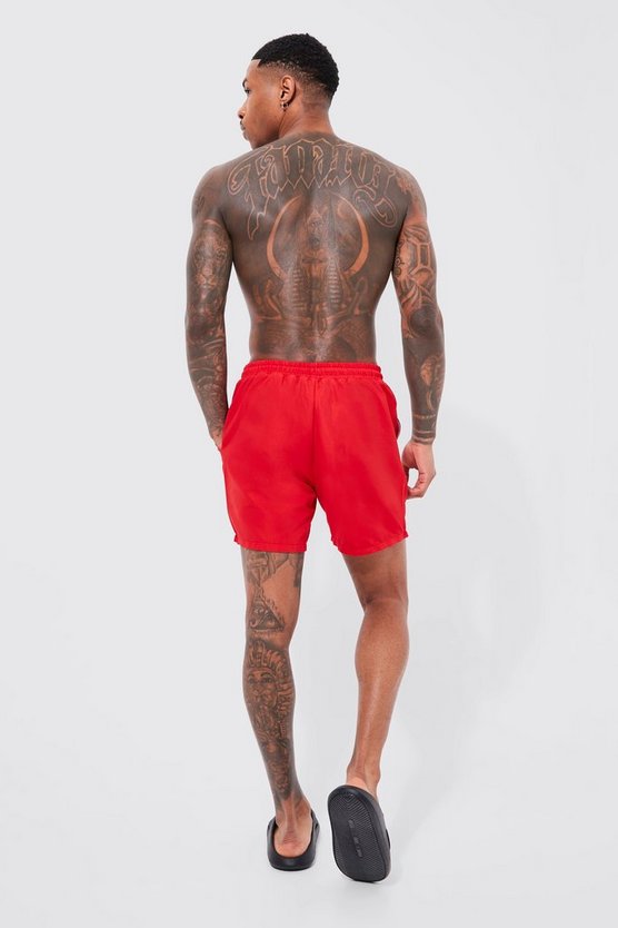 Mittellange Man Signature Badehose
