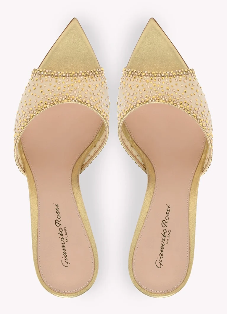 Sabot Rania Gianvito Rossi in camoscio