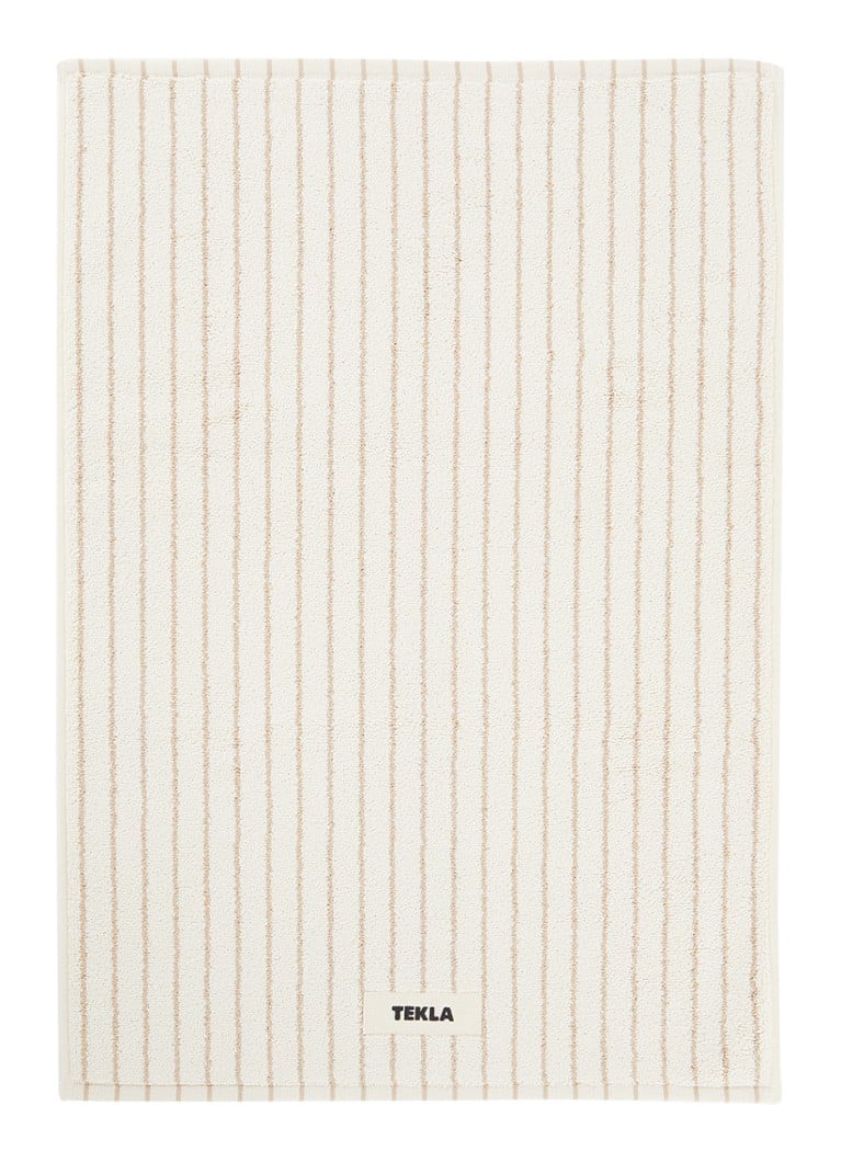 Covoraș de baie cu dungi TEKLA din bumbac organic - 70 x 50 cm