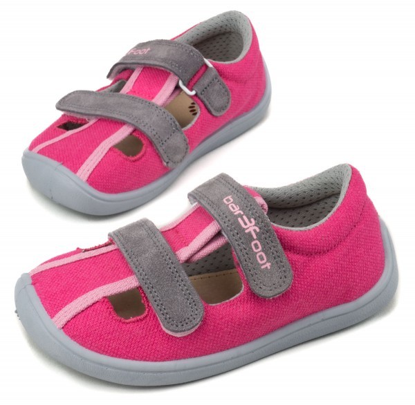bar3foot Elf ~ Canvas Sandale ~ Pink