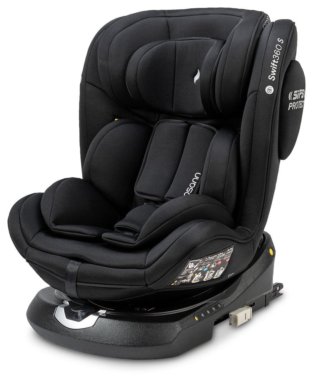 Osann Kinderautositz Swift360 S i-Size - All Black