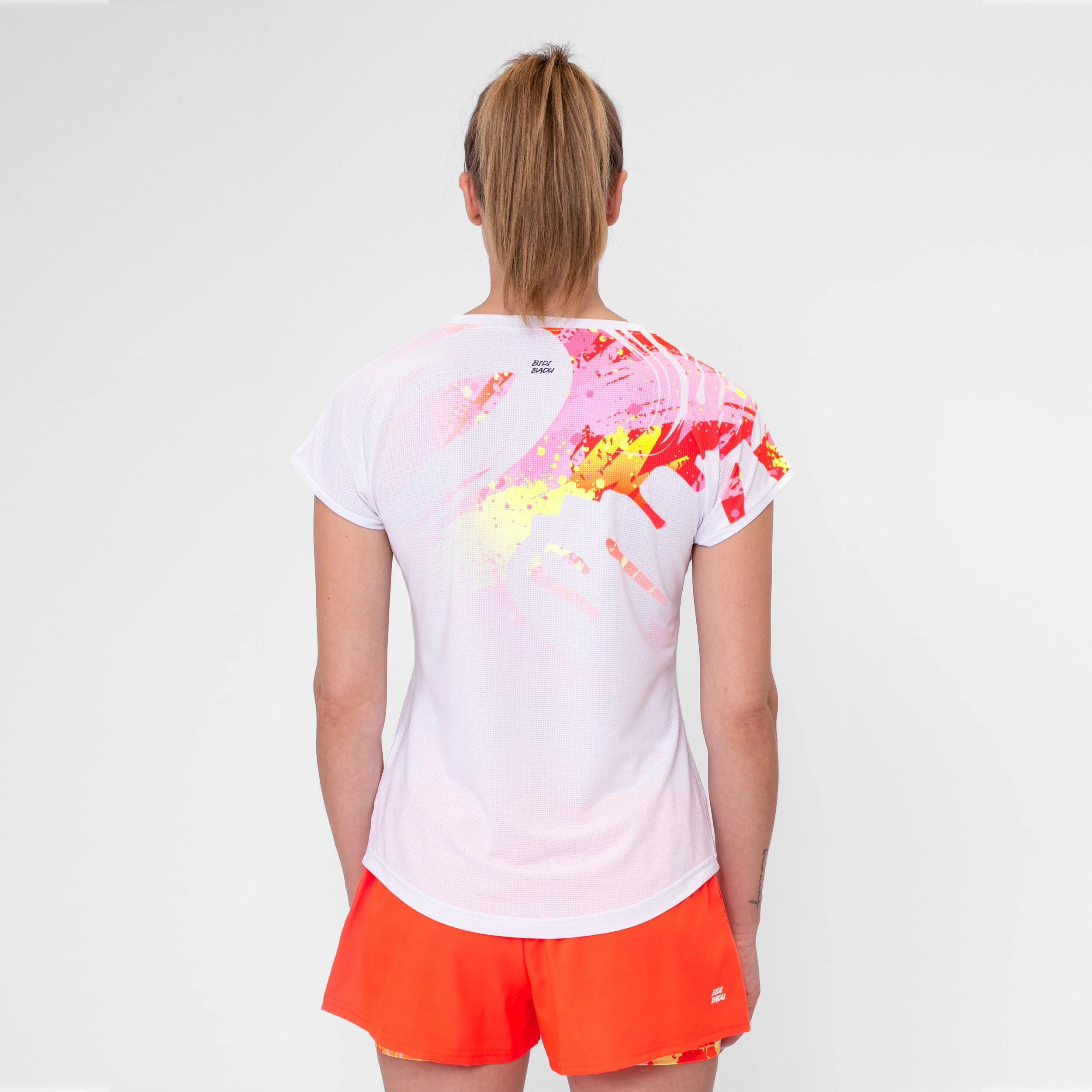 Wild Arts T-Shirt Damen - Weiß, Mehrfarbig