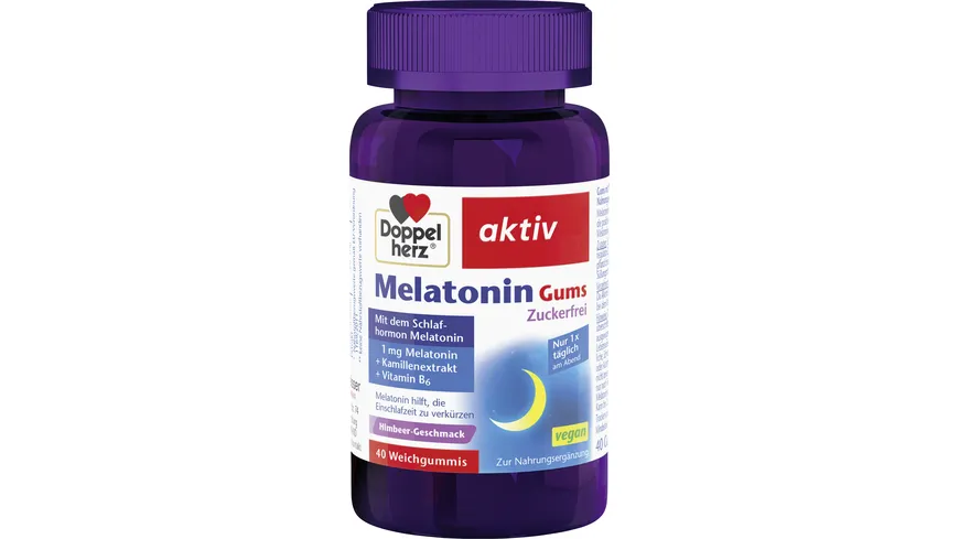 Doppelherz Melatonin Gums 40 Weichgummis