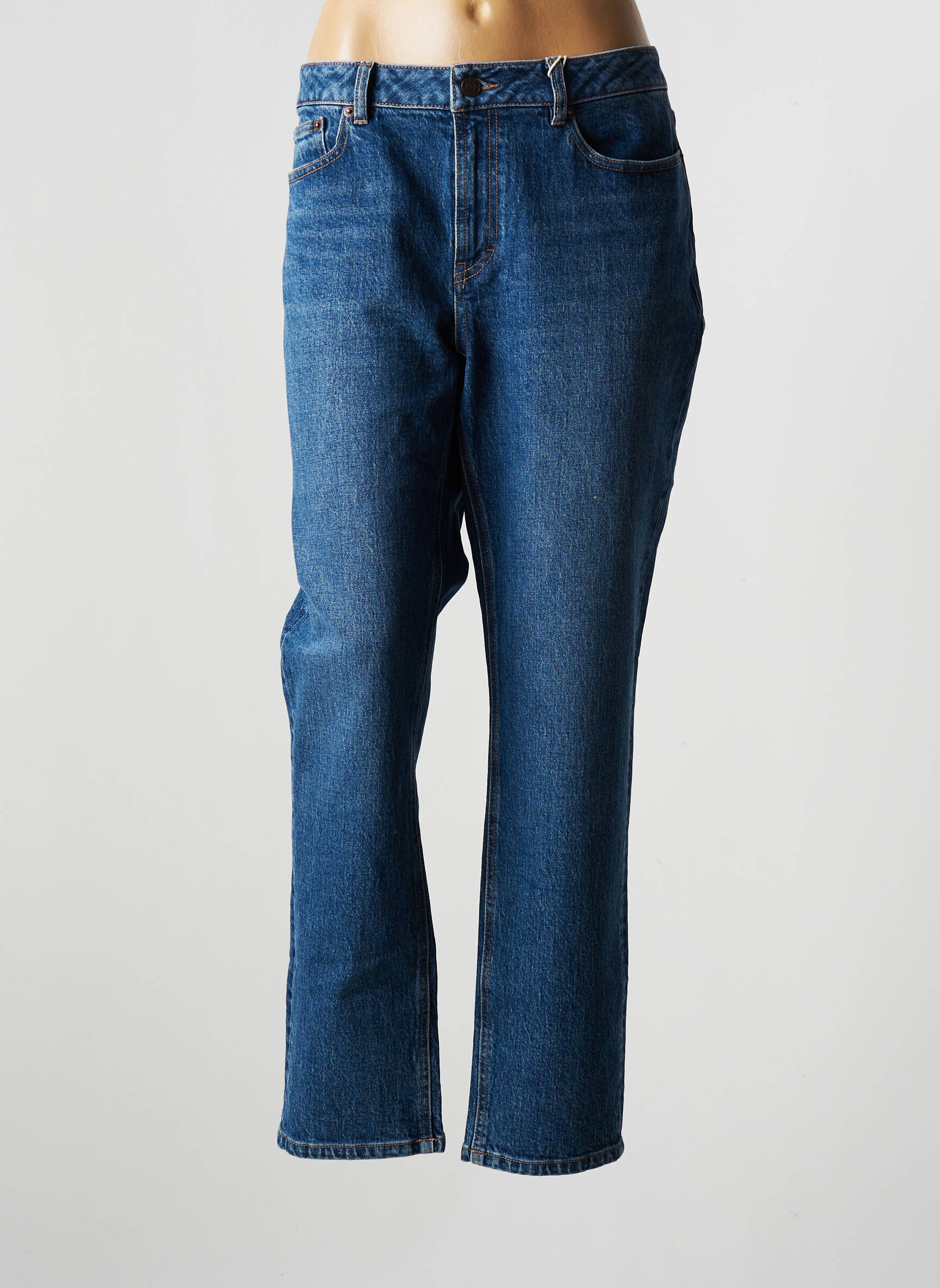 Labdip Jeans Coupe Droite Femme couleur bleu