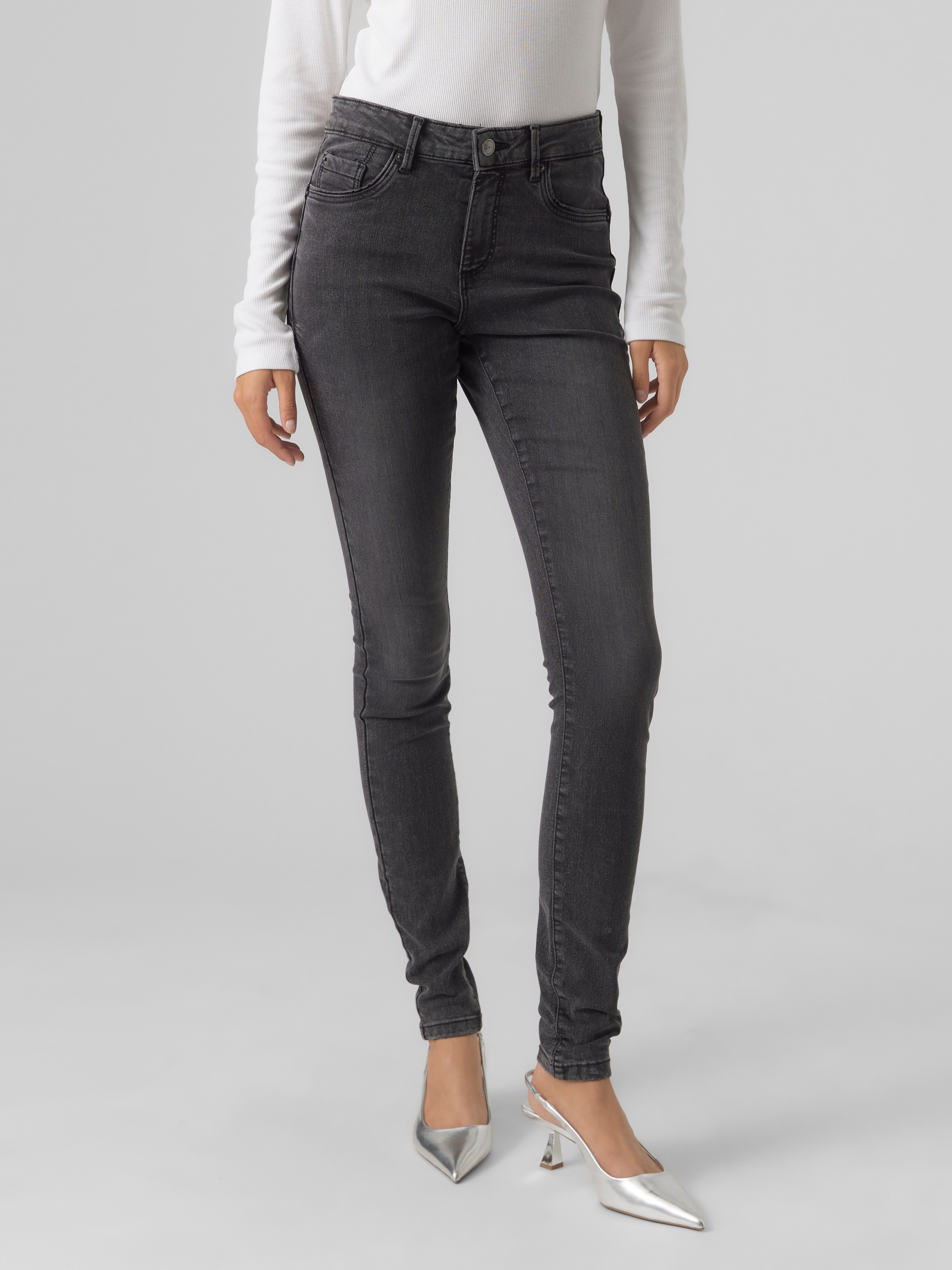 VMTANYA Mid Rise Slim Fit Jeans