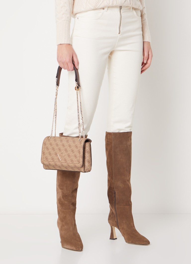 Borsa a tracolla GUESS Noelle con stampa logo