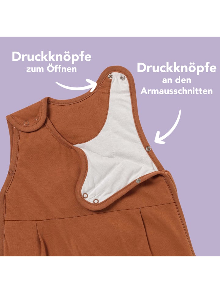 Schlummersack Babyschlafsack, 2.5 TOG in Hellbraun günstig kaufen