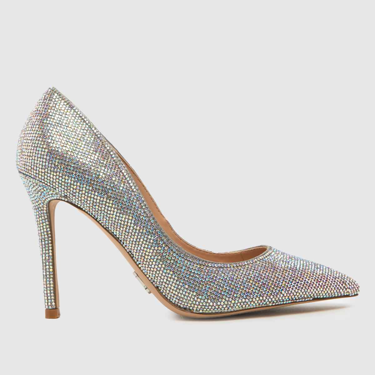 Steve Madden Evelyn Point magassarkú cipő ezüst színben