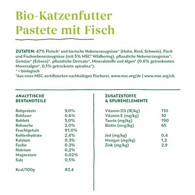 Sparpaket Yarrah Bio Pâté  12 x 400 g