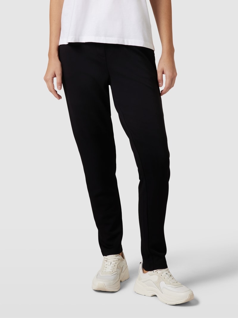 Sweatpants mit elastischem Bund Modell 'BANU' in schwarz