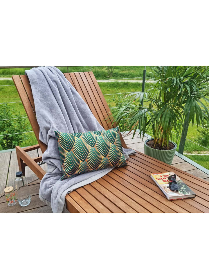 JACK Outdoor Dekokissen Motiv 30x50cm inkl. XXL Füllung in Blatt Grün günstig kaufen 50x30-cm