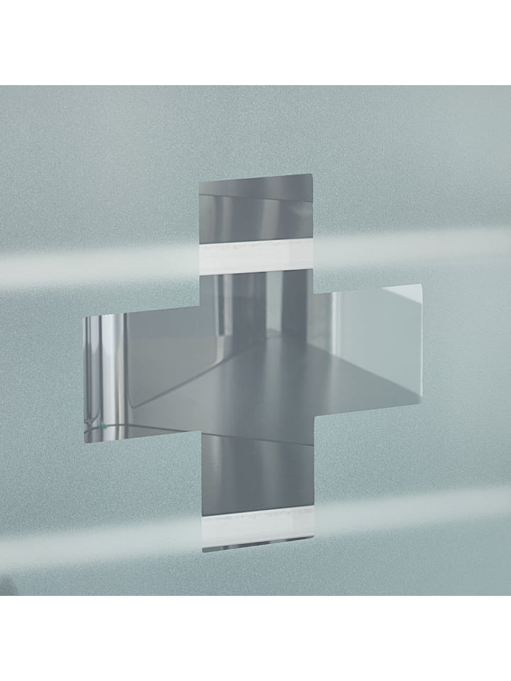 relaxdays Medizinschrank in Silber - (B)30 x (H)56 x (T)18 cm günstig kaufen onesize