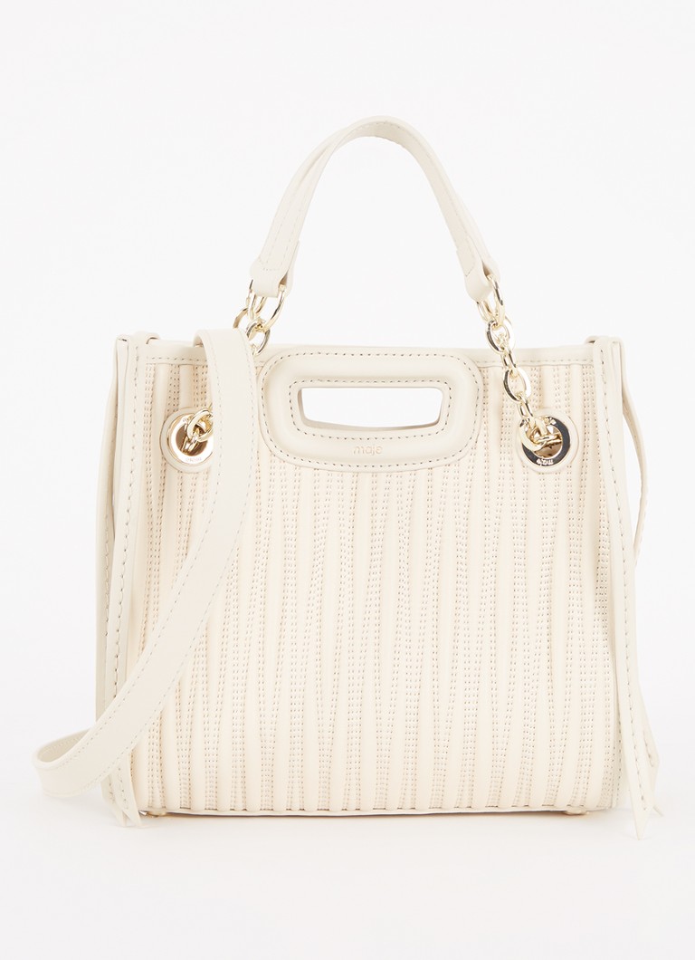 Maje Leather handbag with quilt pattern