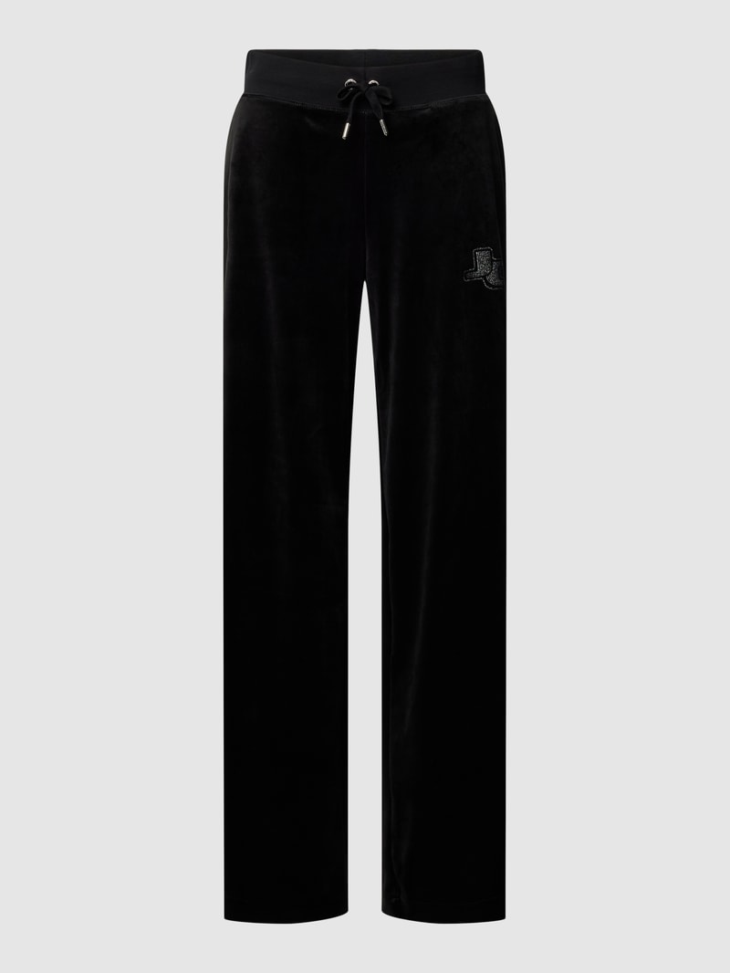 Sweatpants mit Label-Details Modell 'JERRY' in schwarz