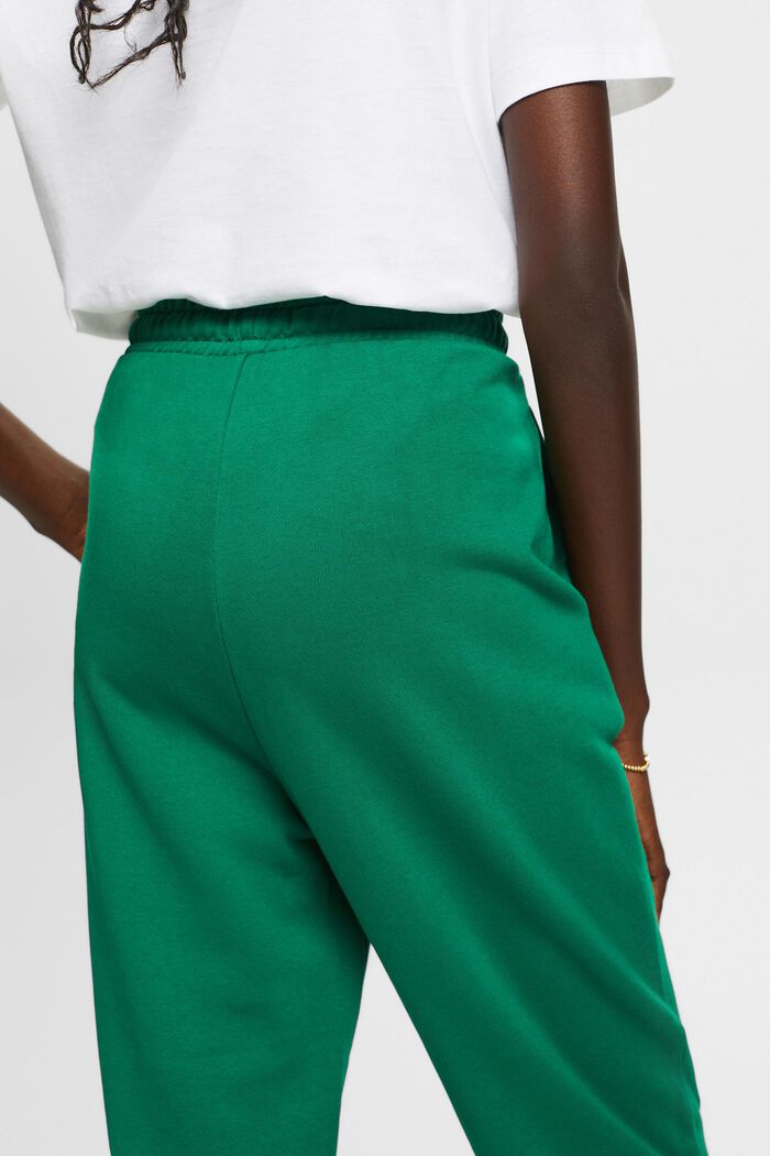 Track Pants aus Bio-Baumwolle mit Logostickerei