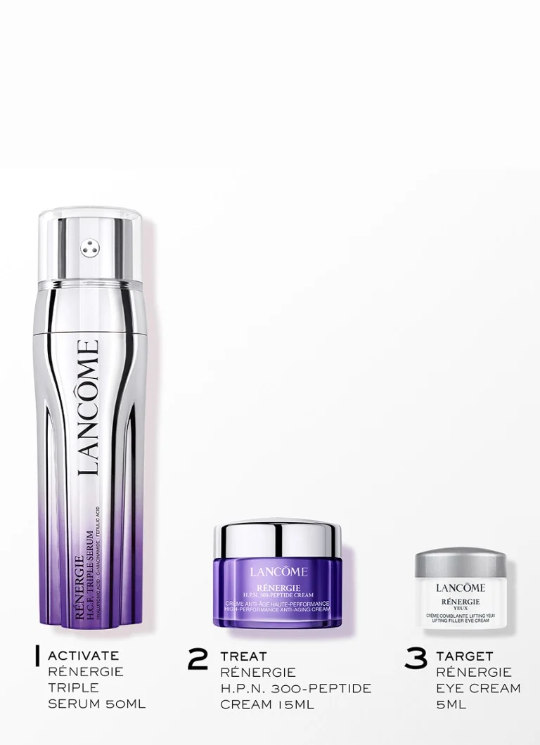 Σετ Μαγειρικής Lancôme Rénergie HCF Triple Serum - Περιορισμένη Έκδοση
