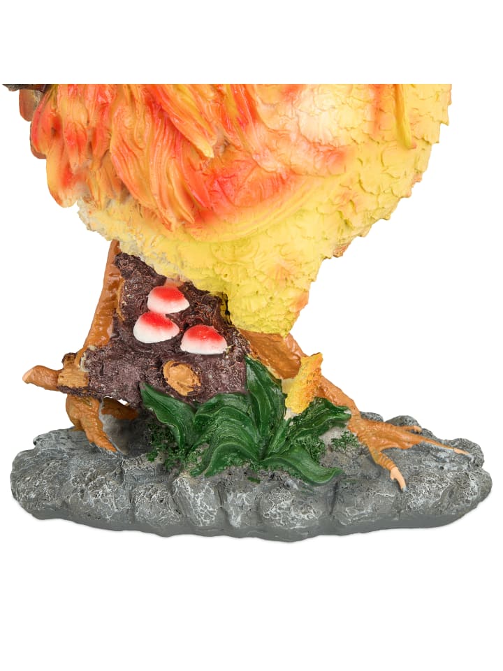 relaxdays Gartenfigur Hahn in Bunt - (B)30 x (H)34 x (T)11 cm günstig kaufen onesize