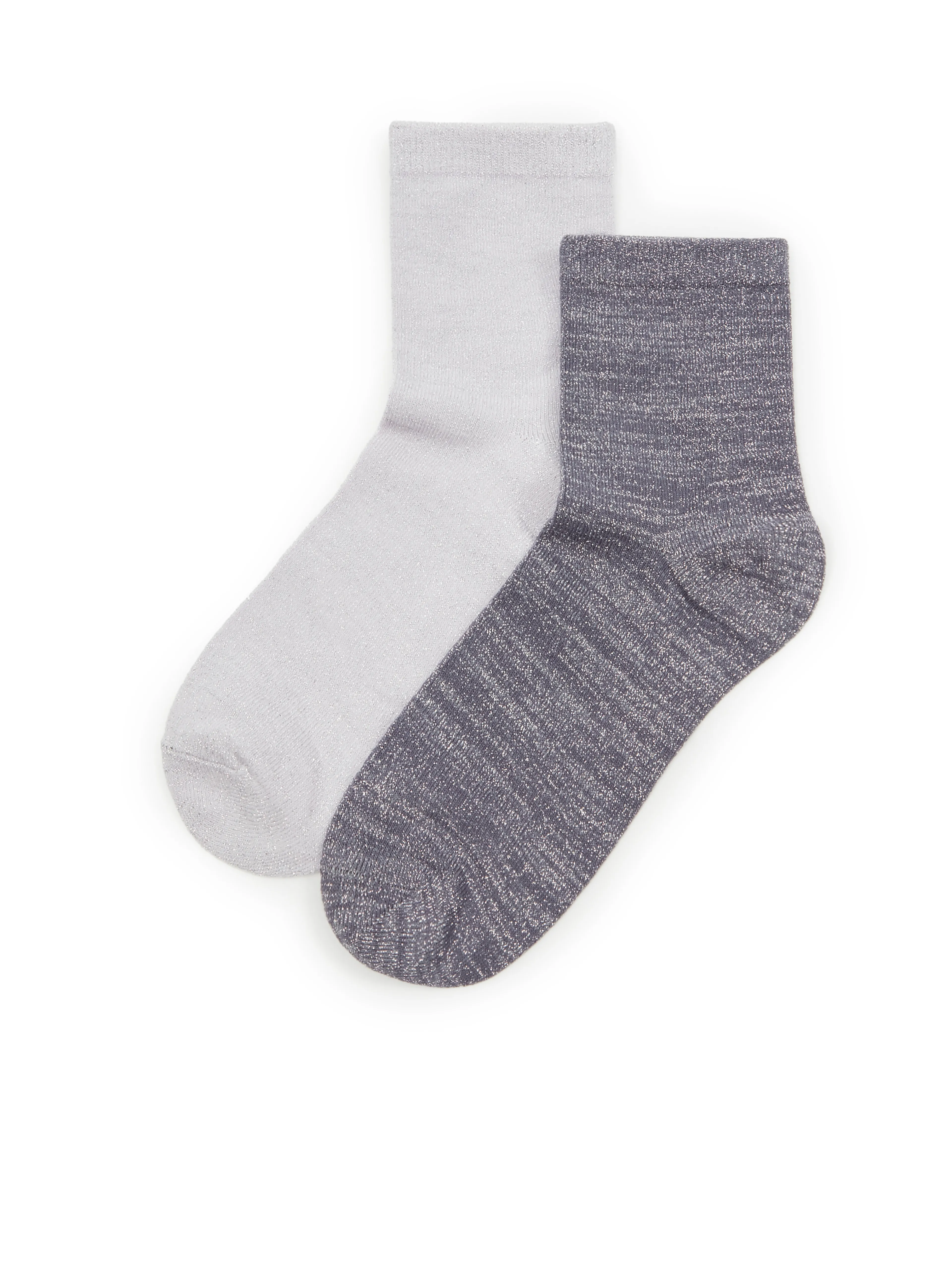 Graue Damensocken, 2er-Set ORSAY