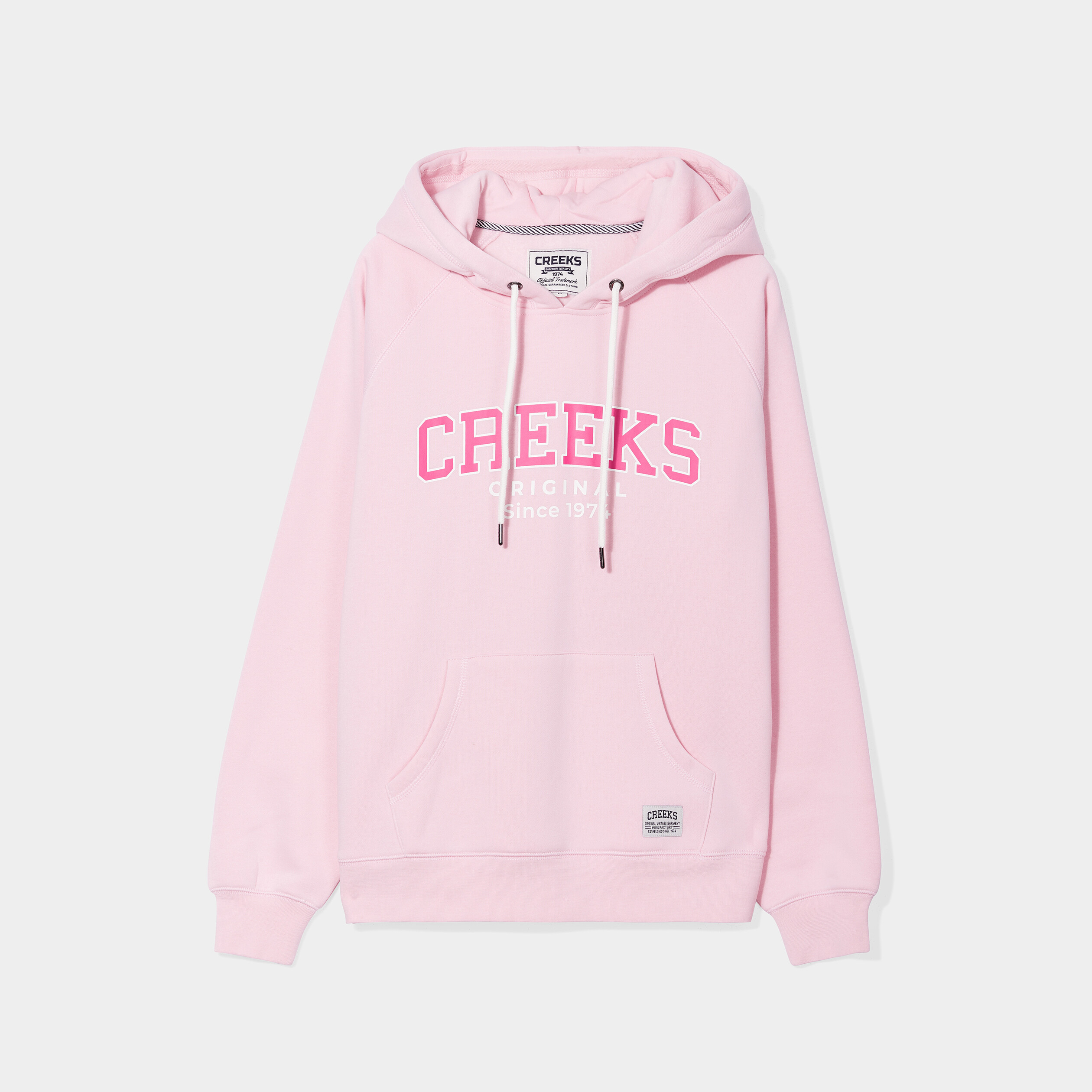 Sweat à capuche hoodie rose clair femme | La Halle