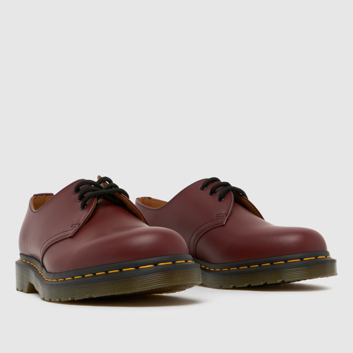 Dr Martens 1461 platta skor i vinröd