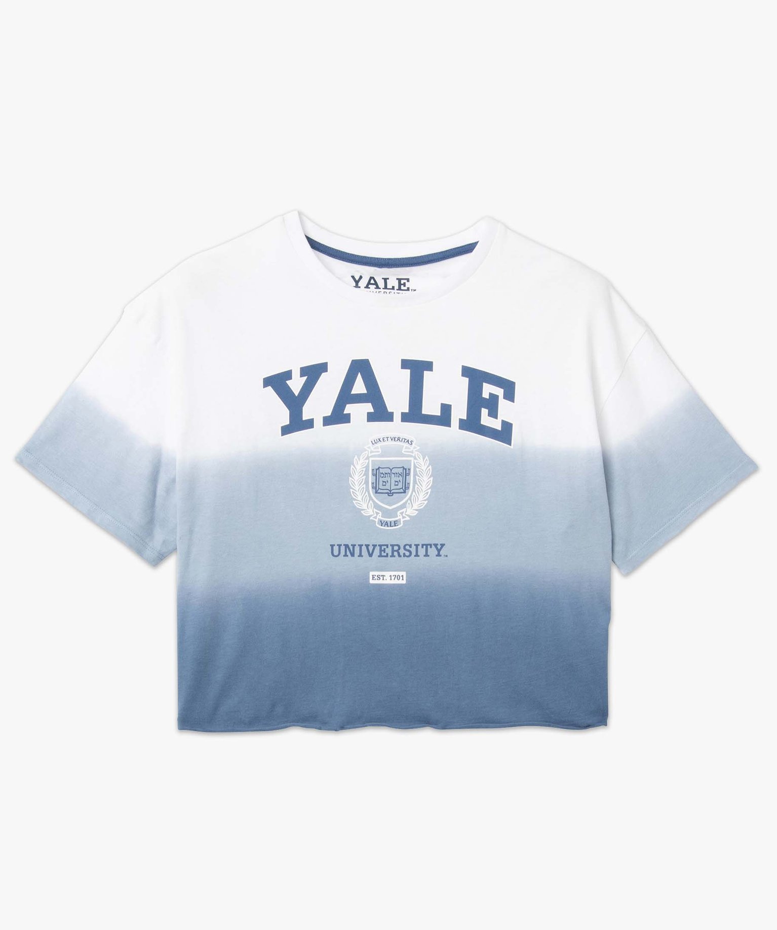 Tee-shirt femme coupe ample et courte - Yale bleu | GEMO